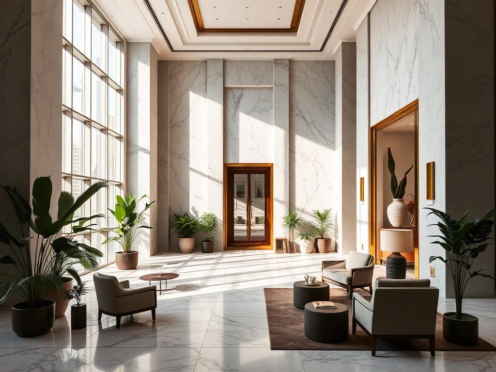 Luxury hotel suite